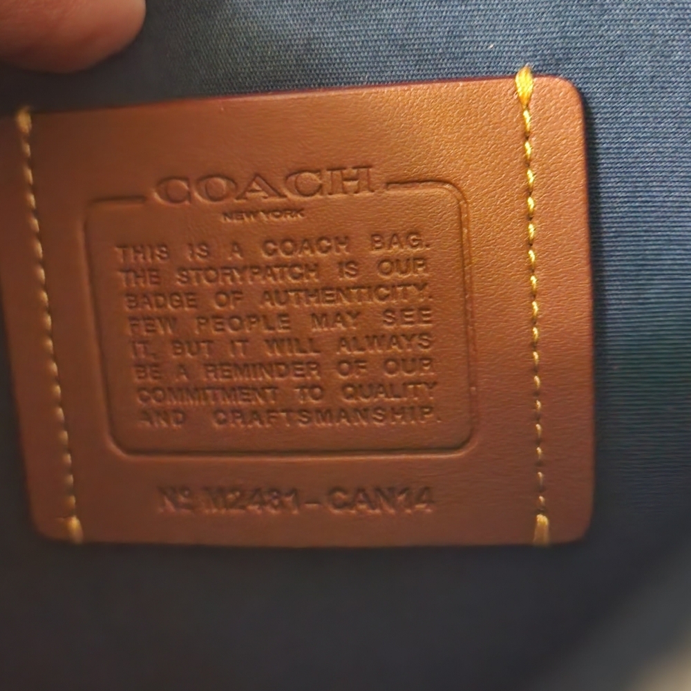 EUC Coach Chain Tabby Denim (Missing Chain Strap) - Picture 10 of 16